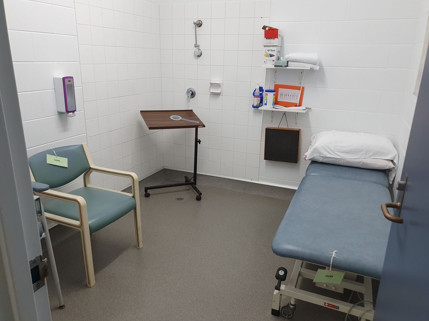 A private assessment room at the centre